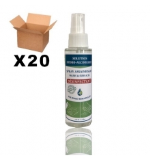 SPRAYS HYDROALCOOLIQUES DE 100ML - BOÎTE DE 20 U