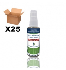 SPRAYS HYDROALCOOLIQUES DE 50ML - BOÎTE DE 25 U