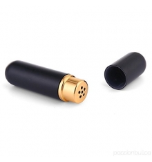 BLACK ALUMINUM POPPER INHALER