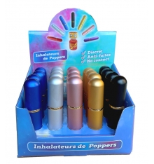 DISPLAY X 20 INHALADORES DE POPPERS EN ALUMINIO