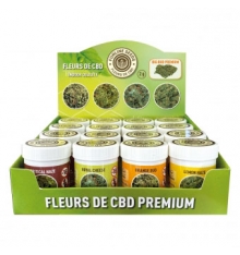 DISPLAY PREMIUM X 16 FLOWERPOTS OF CBD 2G