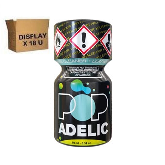 POP ADELIC 10 ML ( Display of 18 U )