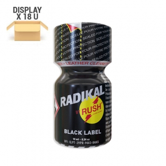 RADIKAL BY RUSH BLACK LABEL 10ML ( Display of 18 U )