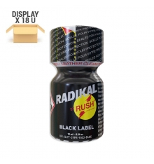 RADIKAL BY RUSH BLACK LABEL 10ML ( Display of 18 U )