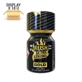 RUSH ULTRA STRONG GOLD 10ML ( Display of 18 U )