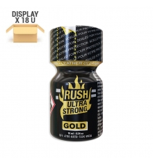 RUSH ULTRA STRONG GOLD 10ML ( Display of 18 U )